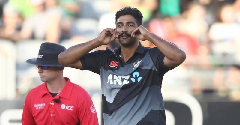 New Zealand spinner Ish Sodhi 