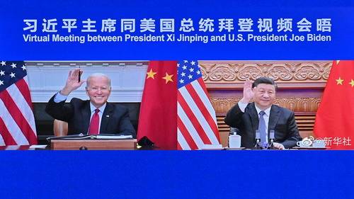 President Xi Jinping Had a Virtual Meeting with US President Joe Biden