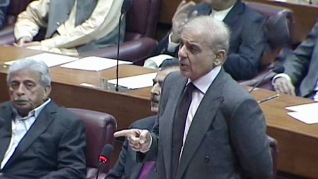 Shehbaz Sharif labels EVMs 'Evil Vicious Machines'