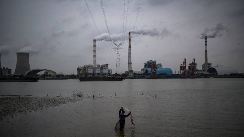 China's carbon emissions fall for first time