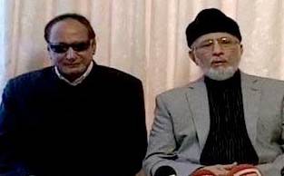 Tahirul Qadri phones Pervaiz Elahi to inquire after Ch Shujaat