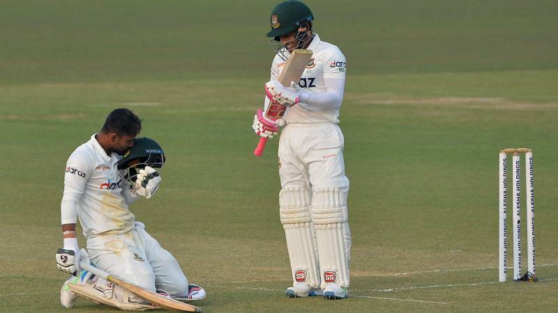 First Test cricket match between Bangladesh and Pakistan 