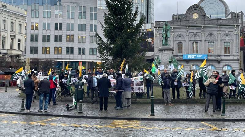  Demo in Brussels for Kashmiris rights to self-determination