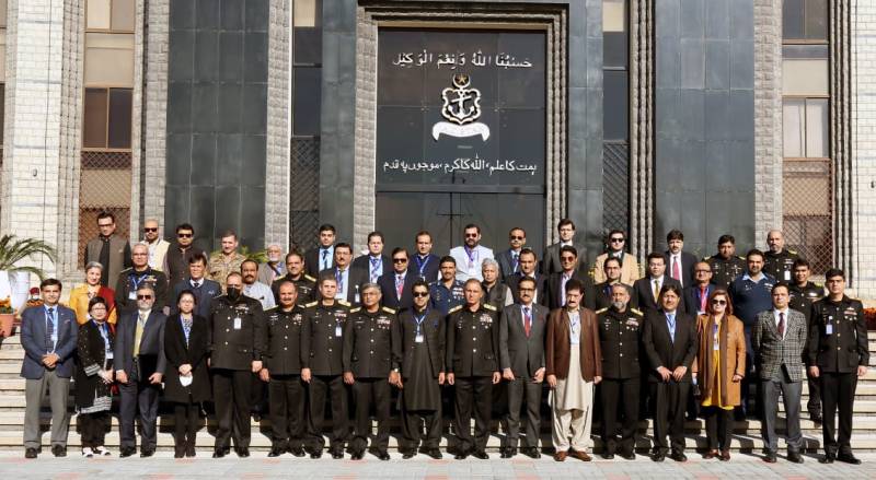 Maritime Security Workshop participants visit Pak naval headquarters