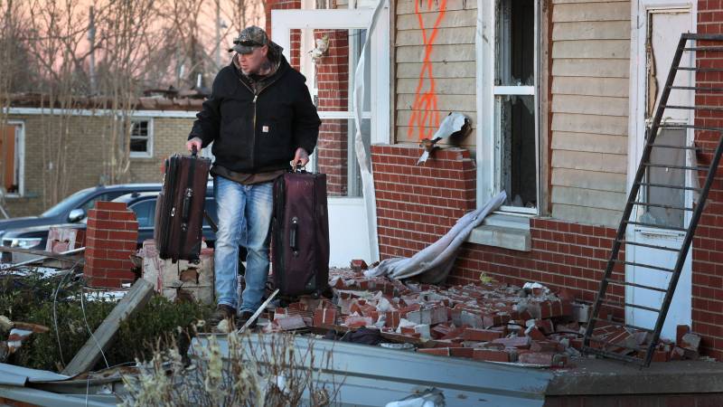 Biden declares major disaster in Kentucky after tornadoes kill dozens