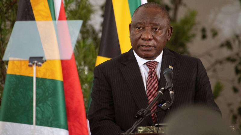 South African President Cyril Ramaphosa 