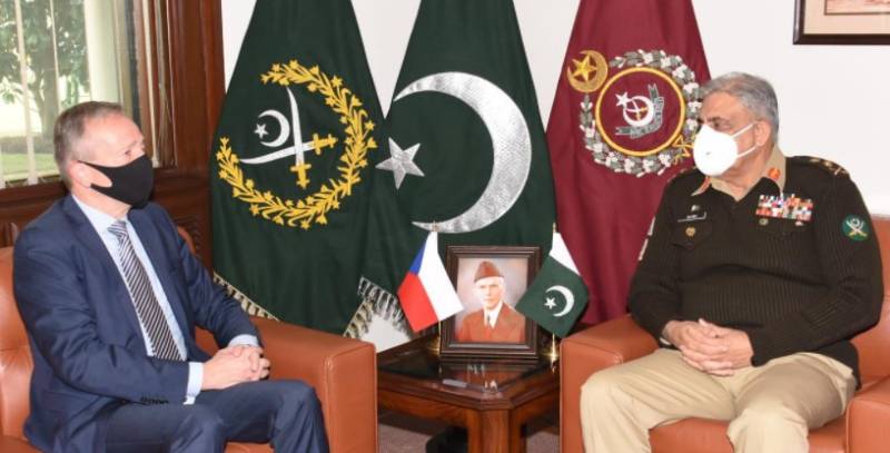 Army Chief, Czech envoy discuss Afghan situation 