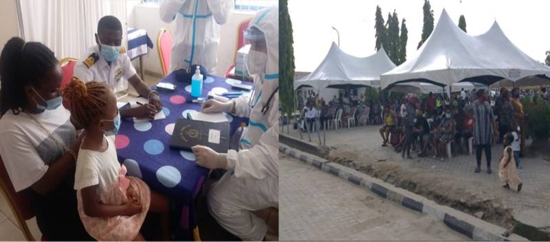 Pakistan Navy Ship in Nigeria for Medical relief camp