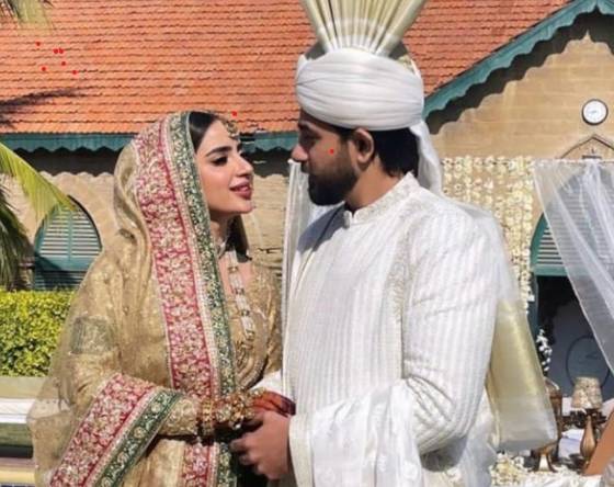 Ali comforts tearful Saboor with a kiss during Nikkah ceremony 