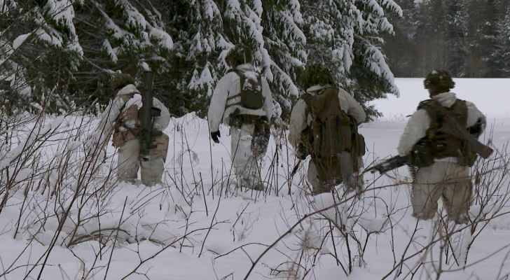 NATO practices for winter combat on Russia's doorstep