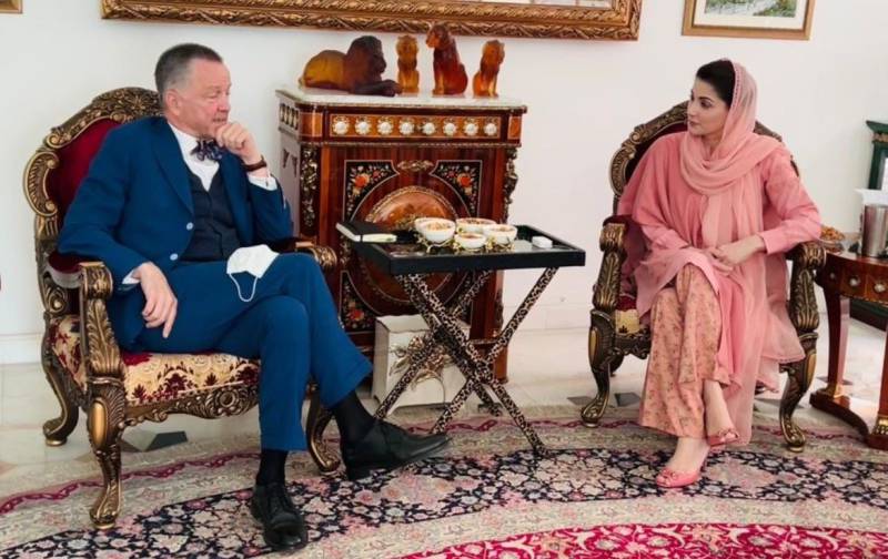 German envoy to Pakistan calls on PMLN VP Maryam Nawaz Sharif 