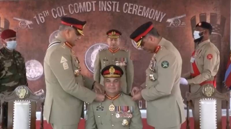 COAS attends Colonel Commandant Ceremony at Ordnance Centre, Malir