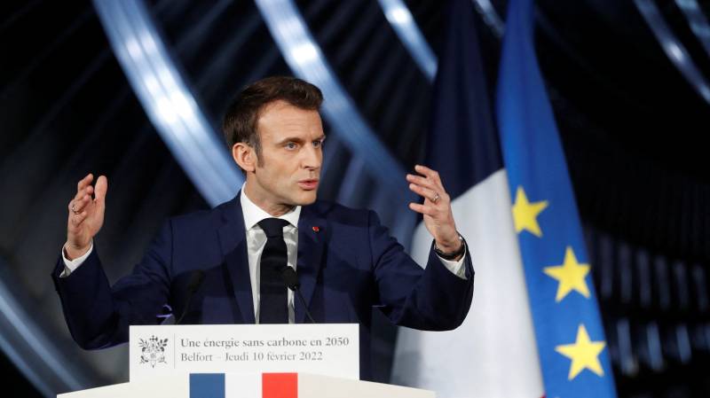 Macron says France to build up to 14 new nuclear reactors