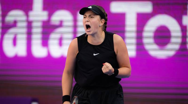 Ostapenko downs Krejcikova in Doha to reach quarter-finals