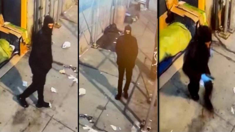 NY police seek man who shot street sleepers