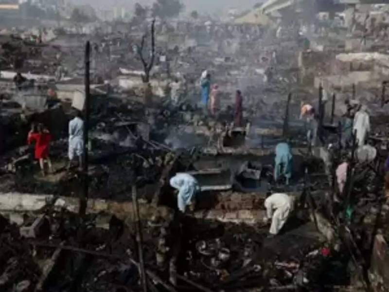 Five siblings, aged 4-12, burn to death in Karachi shantytown fire