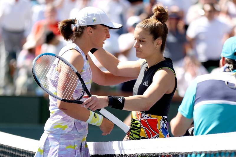 Swiatek, Sakkari set up Indian Wells WTA title clash