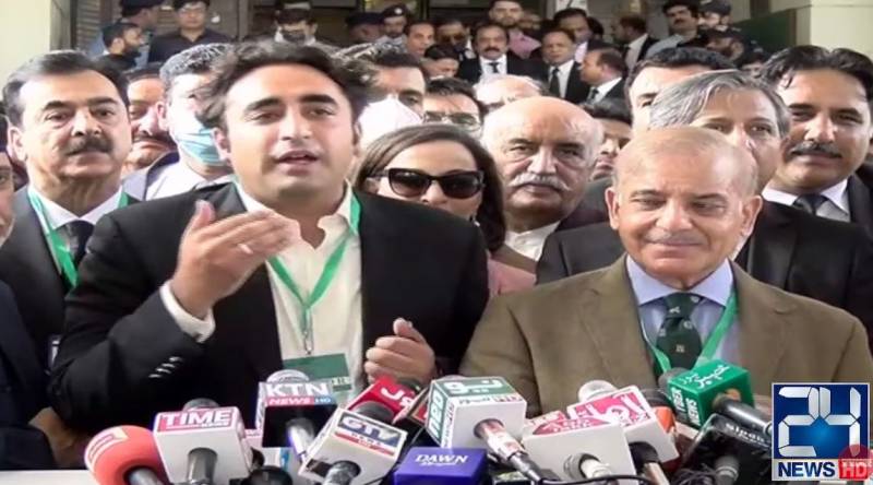 NA speaker violated Constitution for convening session with a delay: Bilawal, Shehbaz  