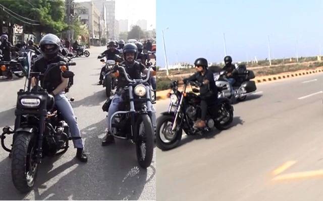 Harley-Davidson bike rally in Karachi marks Pakistan Day 