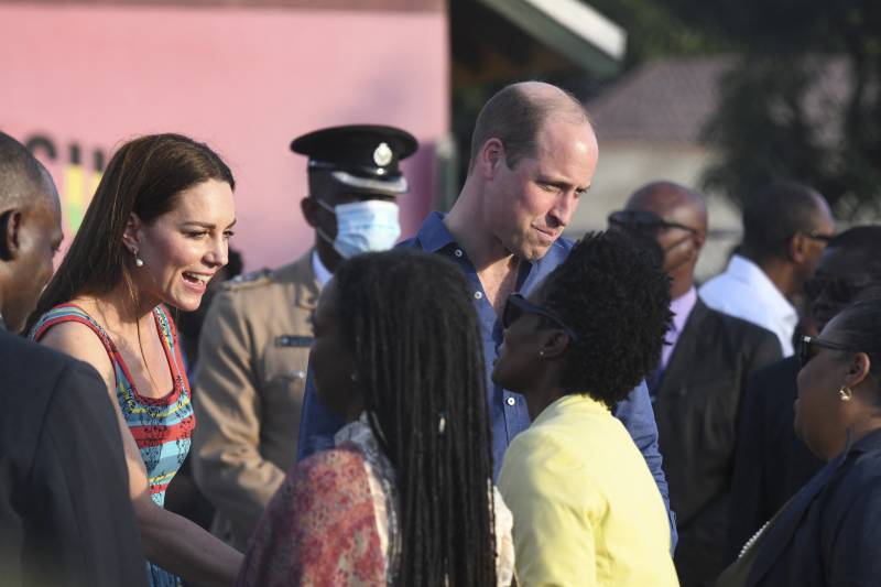 Protests in Jamaica as William and Kate visit