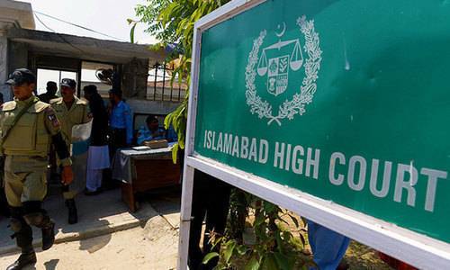 IHC orders strict action if sit-in being staged on Srinagar Highway