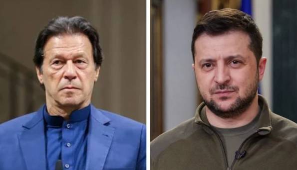 PM Imran holds telephonic conversation with Ukraine President