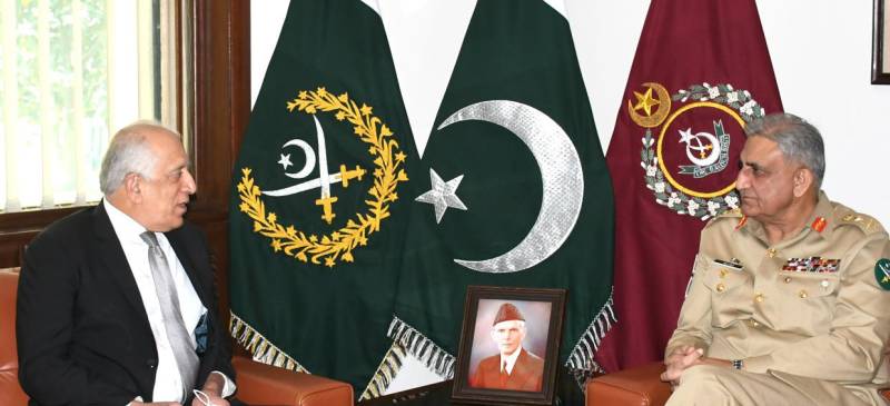 Zalmay Khalilzad calls on COAS Bajwa