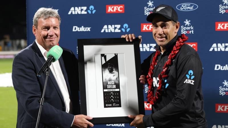 New Zealand cricket great Ross Taylor makes tearful farewell