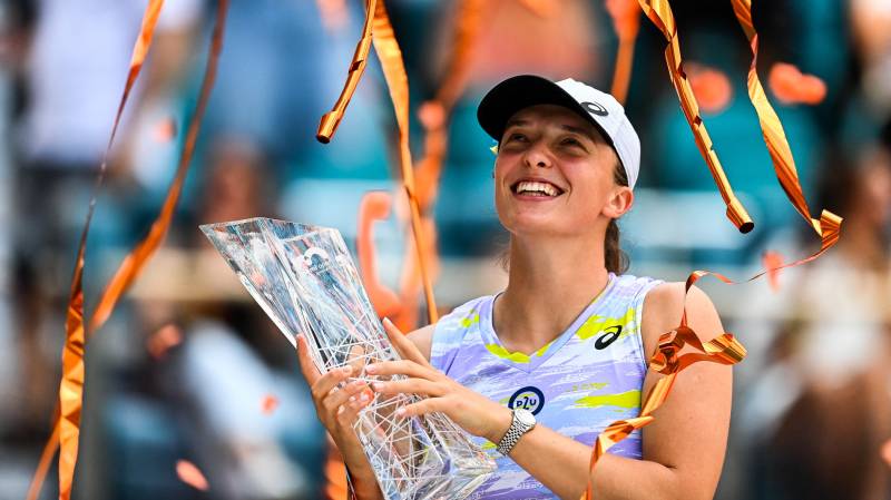 Swiatek confirmed as new WTA number one