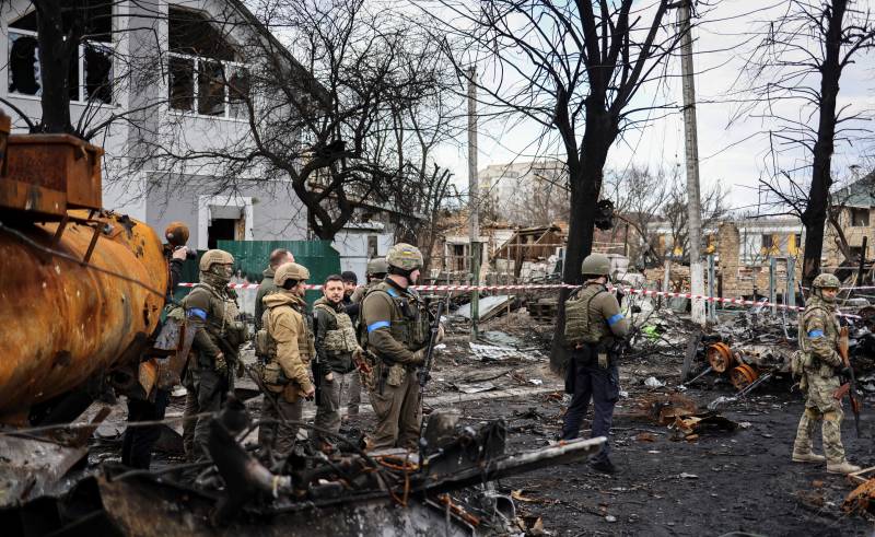 Trail of destruction in southern Ukraine villages