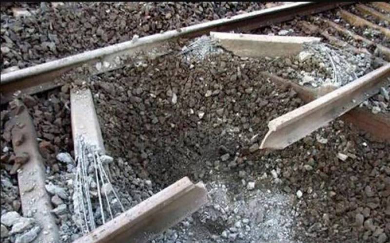 Blast on railway track in Noshero Feroz, Allama Iqbal Express narrowly escaped   