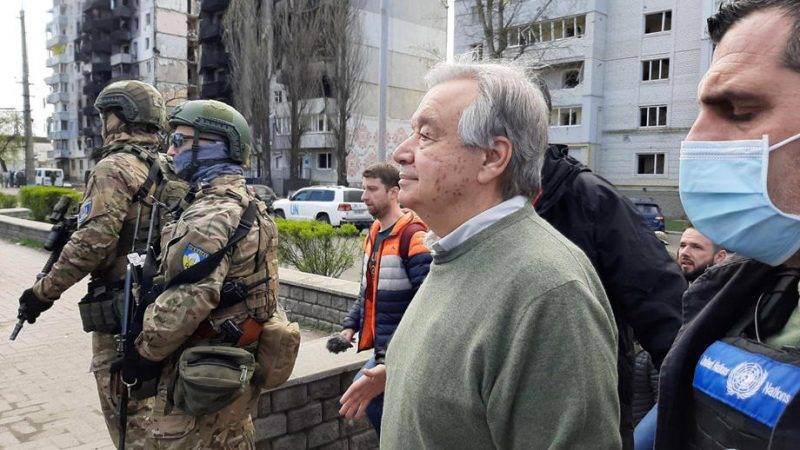 Russia admits striking Kyiv during UN chief's visit