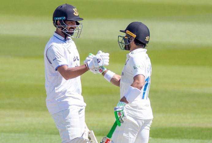 Pakistan’s Rizwan, India’s Pujara share Sussex century stand