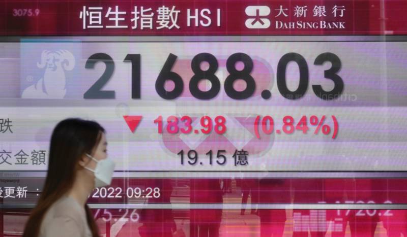 Asian stocks fall on Wall Street rout, oil prices tumble