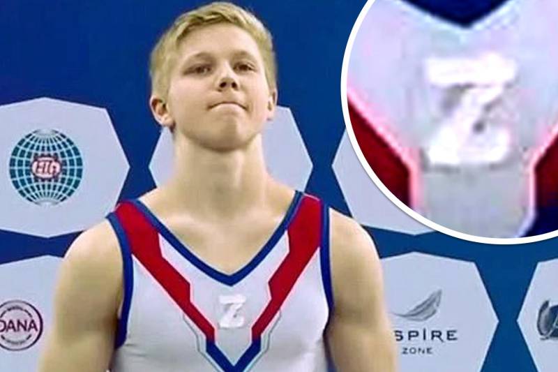 Russian gymnast banned for one year for pro-war 'Z' symbol