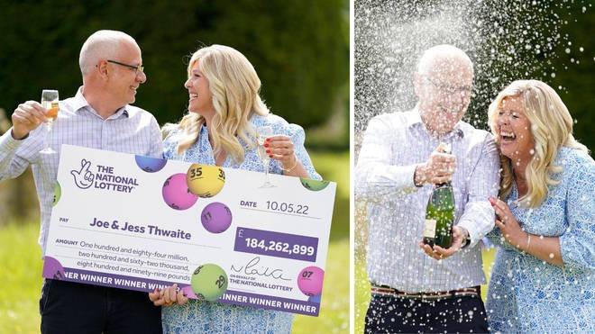 Married couple land record UK lottery jackpot of £185 million