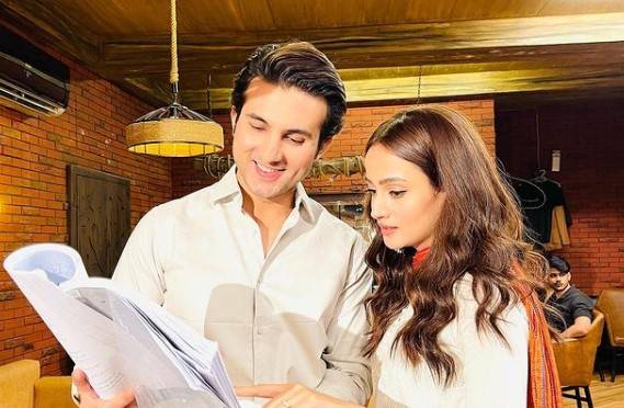 Shahroz Sabzwari reacts to his ‘smiley face’ photo with Zarnish Khan