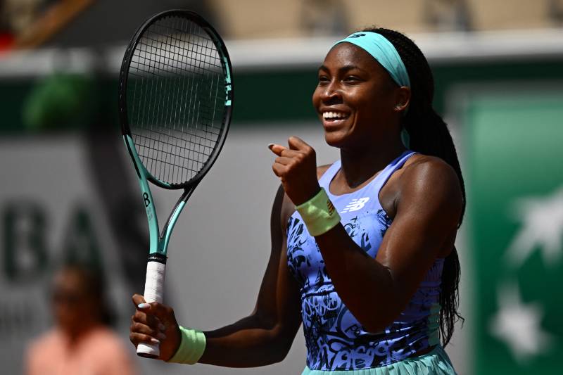 Gauff triumphs in French Open battle of the ages