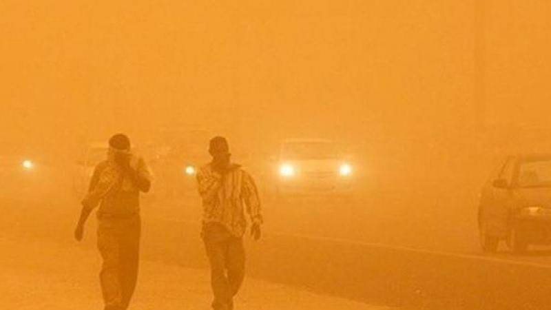 Dakar covered in layer of sand