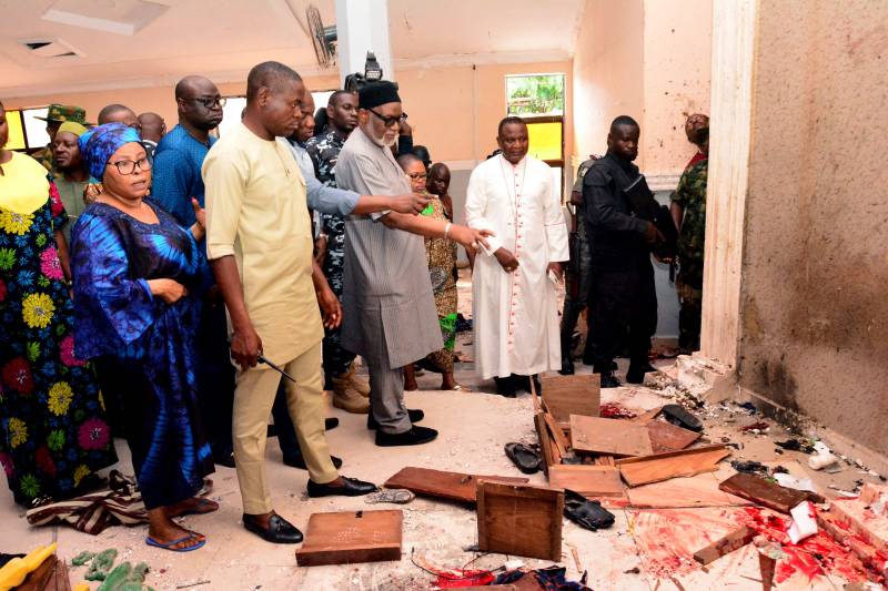 Attack on church in southwest Nigeria kills 21