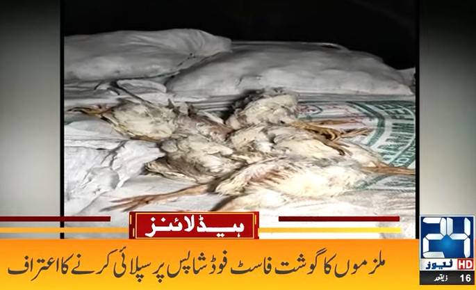 3,000kg dead chicken meat seized in Lodhran