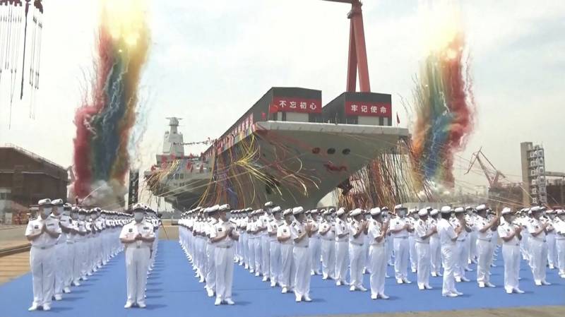 China launches third aircraft carrier