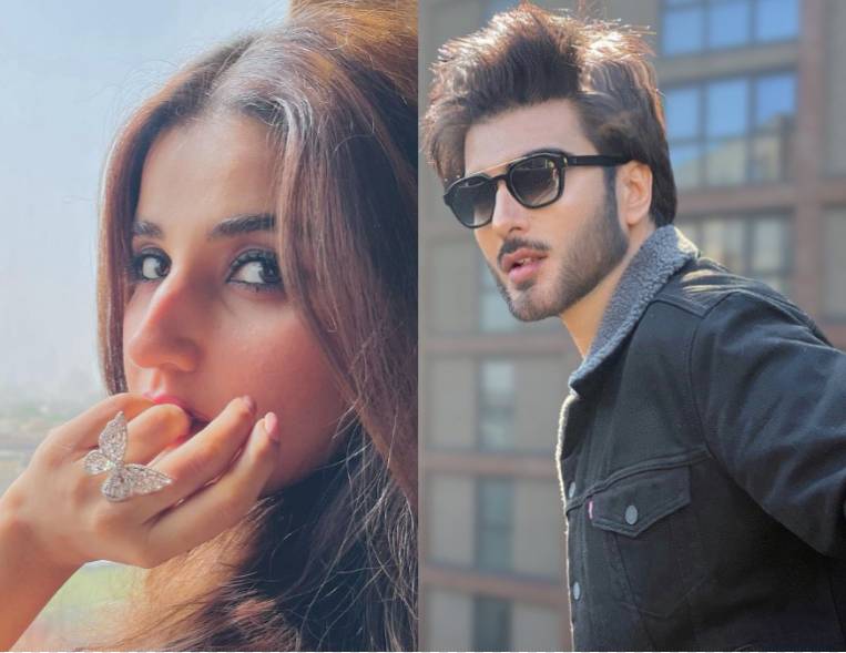 Hareem Farooq, Imran Abbas travel in history to have fun moments