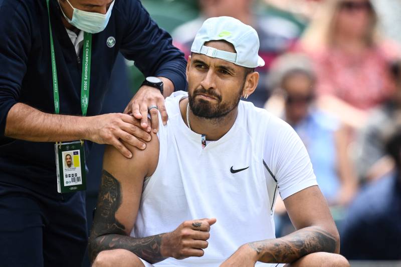 Kyrgios back on court as Wimbledon appeals fine over Russia ban