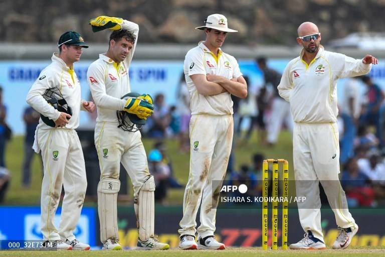 Sri Lanka v Australia second Test scoreboard