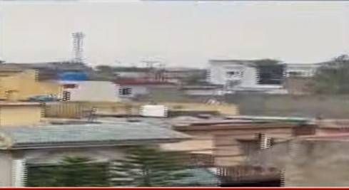 People on rooftops as Pindi’s Nullah Lai rises to dangerous level