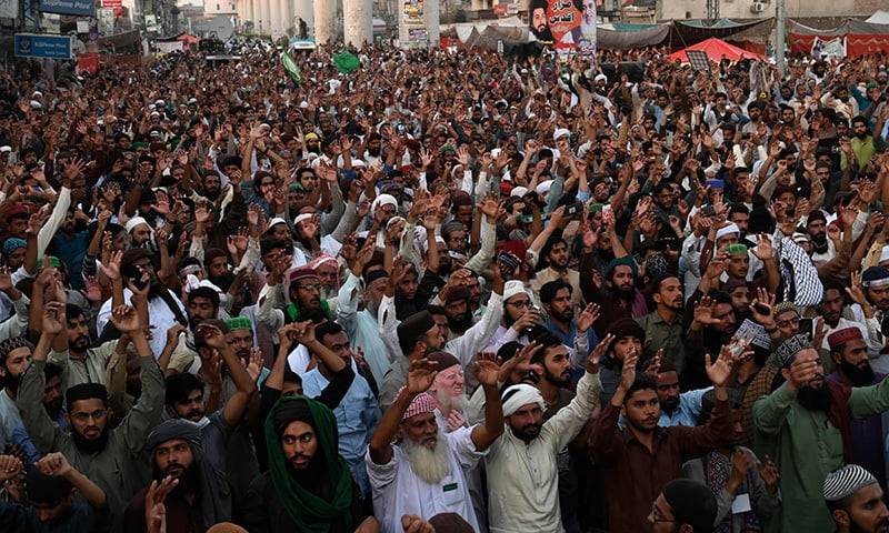 TLP’s sit-in outside ECP continues in Karachi