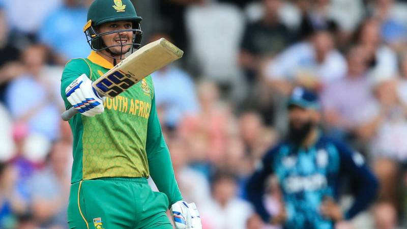 Rain trumps De Kock's unbeaten 92 as England-South Africa series drawn