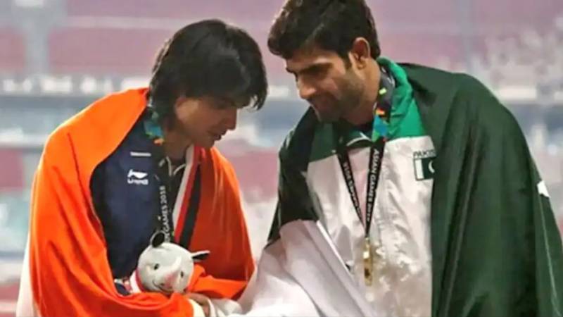 Indian Neeraj congratulates Arshad Nadeem on winning Gold