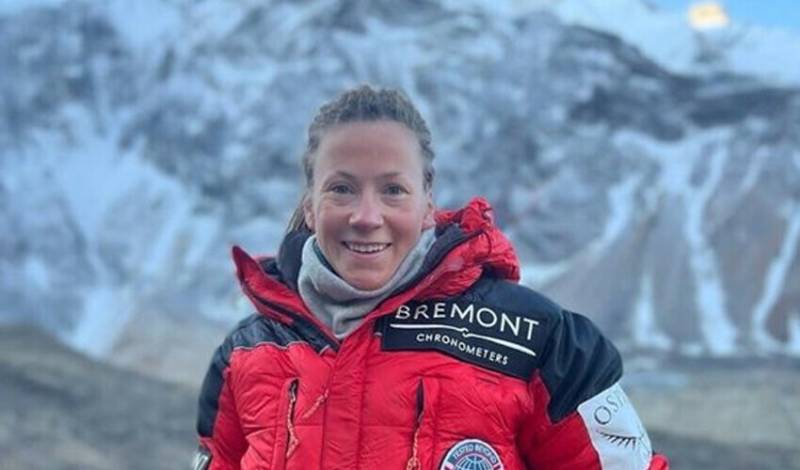 Norwegian woman climber on track to break 'super peaks' record